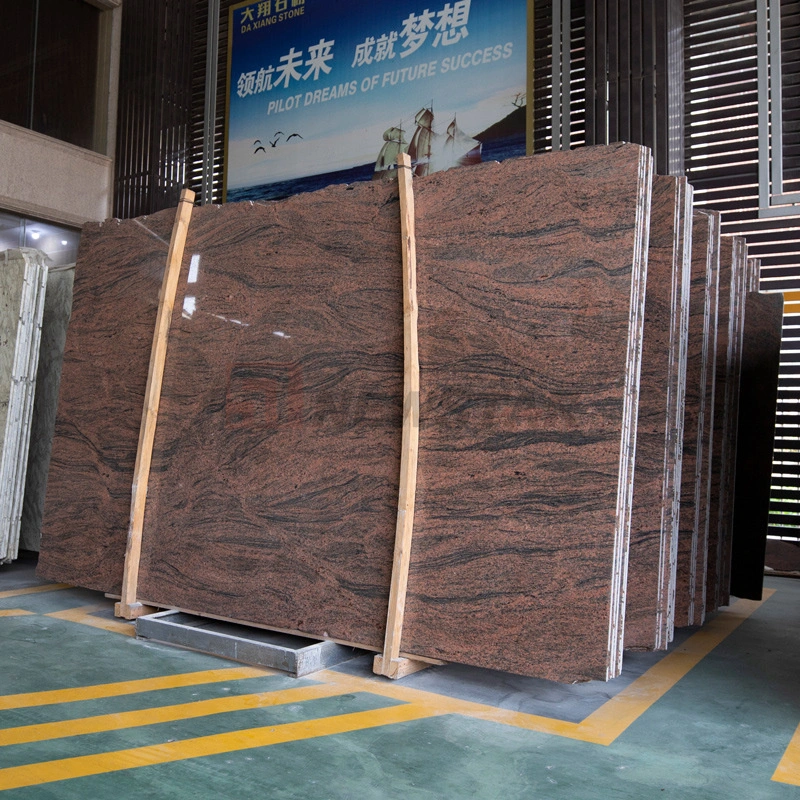 Natural Granite Step Slab ladrillo superficie lisa Interior exterior Suelo Pavimentación Escaleras tráfico de carretera Piedra Granite Rojo Slab