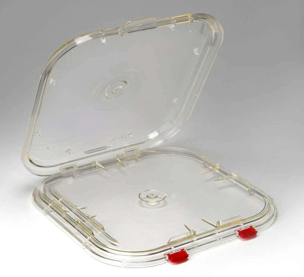 Clear PC 450mm Wafer Cases Made of High-Purity Plastics Injection Mould with Clean Molding Service