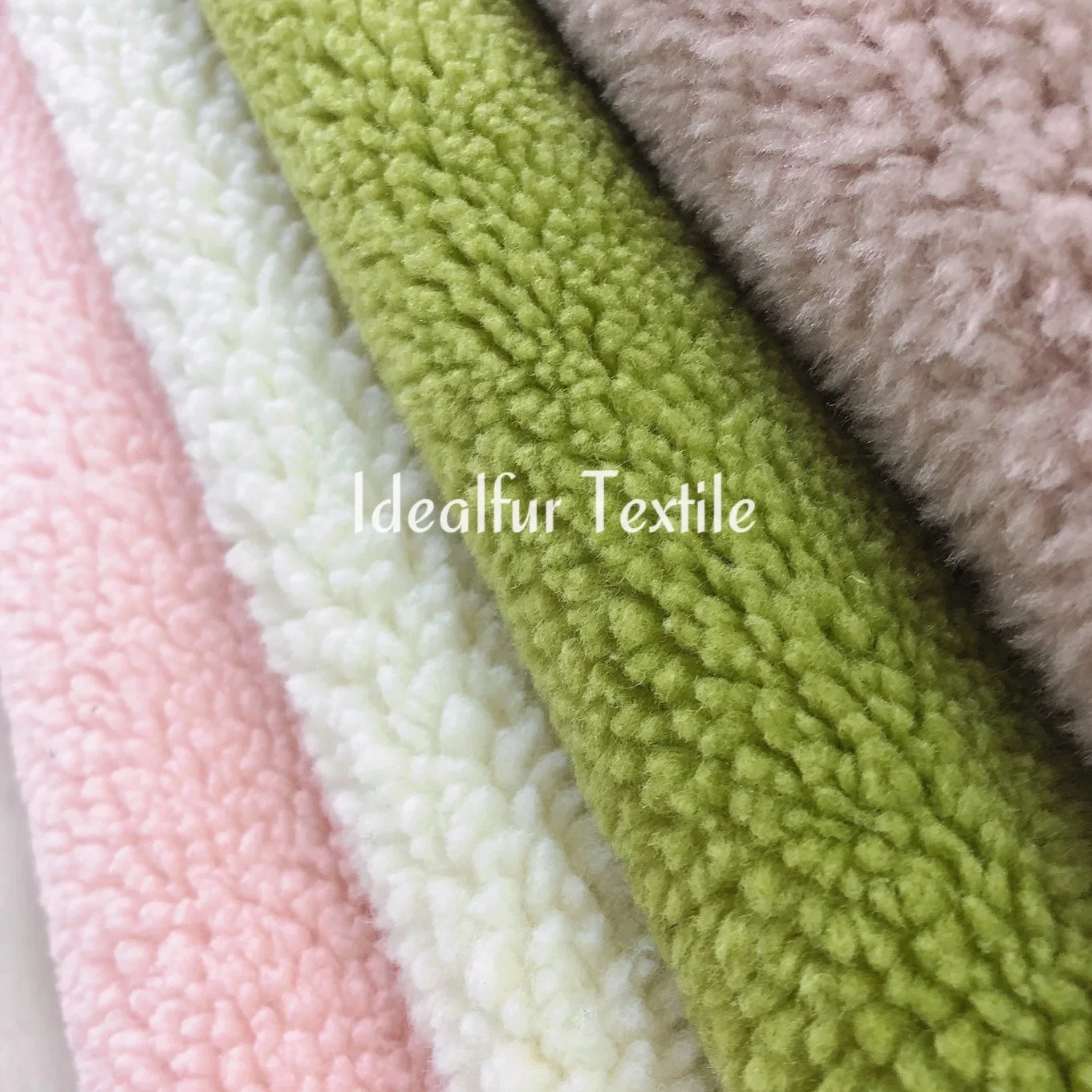 Solid Color Imitation Lambs Wool/Faux Sheep Fur/Granules Plush