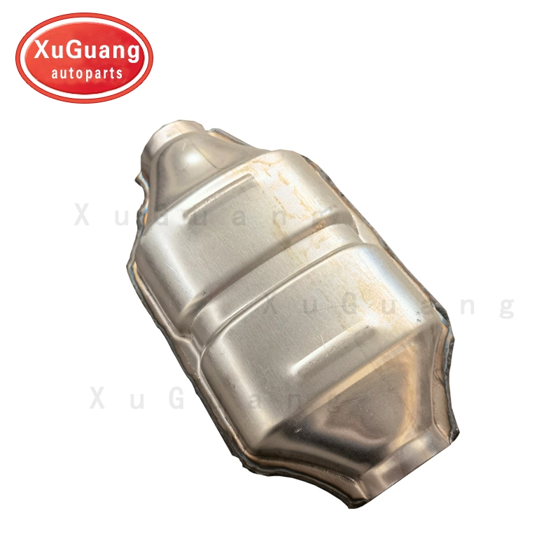 Universal High quality/High cost performance Flat Catalytic Converter with Oval Ceramic Catalyst Inside Euro1 2 3 4 5