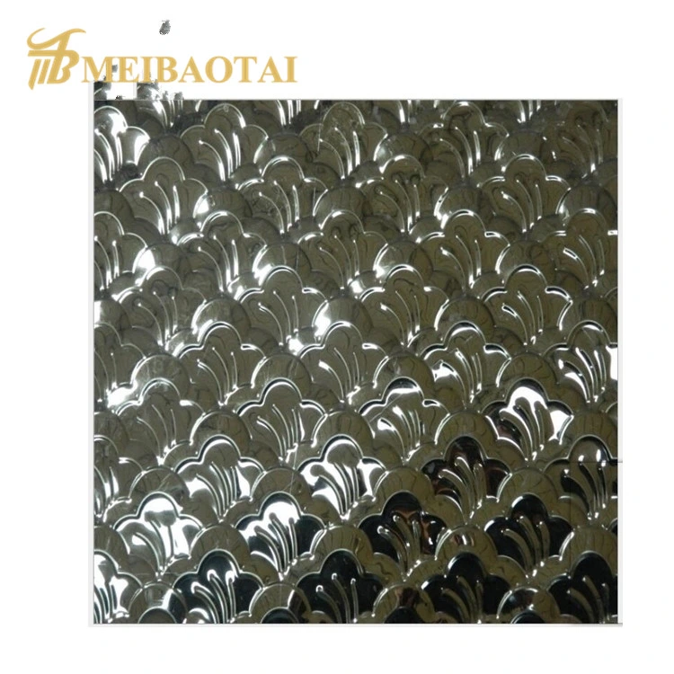 3D Wall Panel 201 304 Color Stainless Steel Sheet Metal Embossed Sheet Stainless Steel