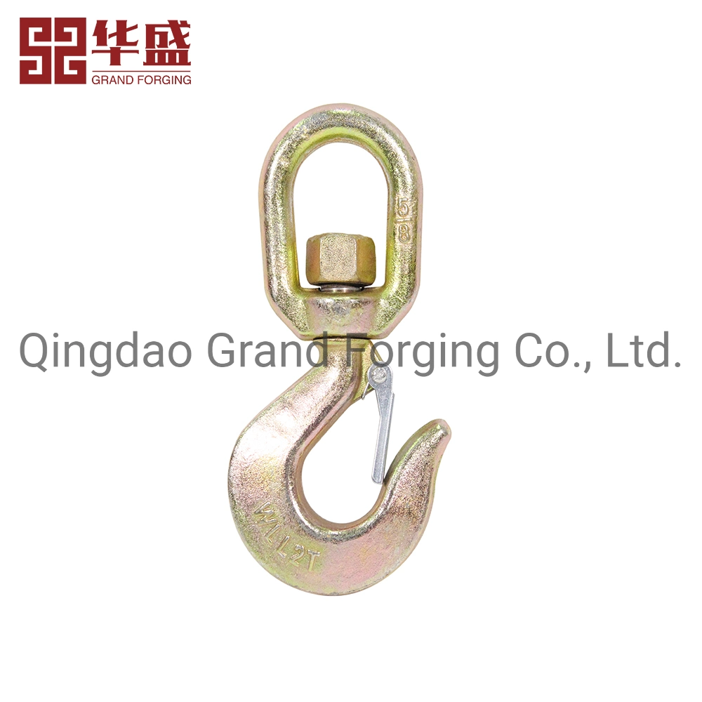 Eye Hook Steel Forged S322 Heavy Lifting Swivel Hook Chain Accessories