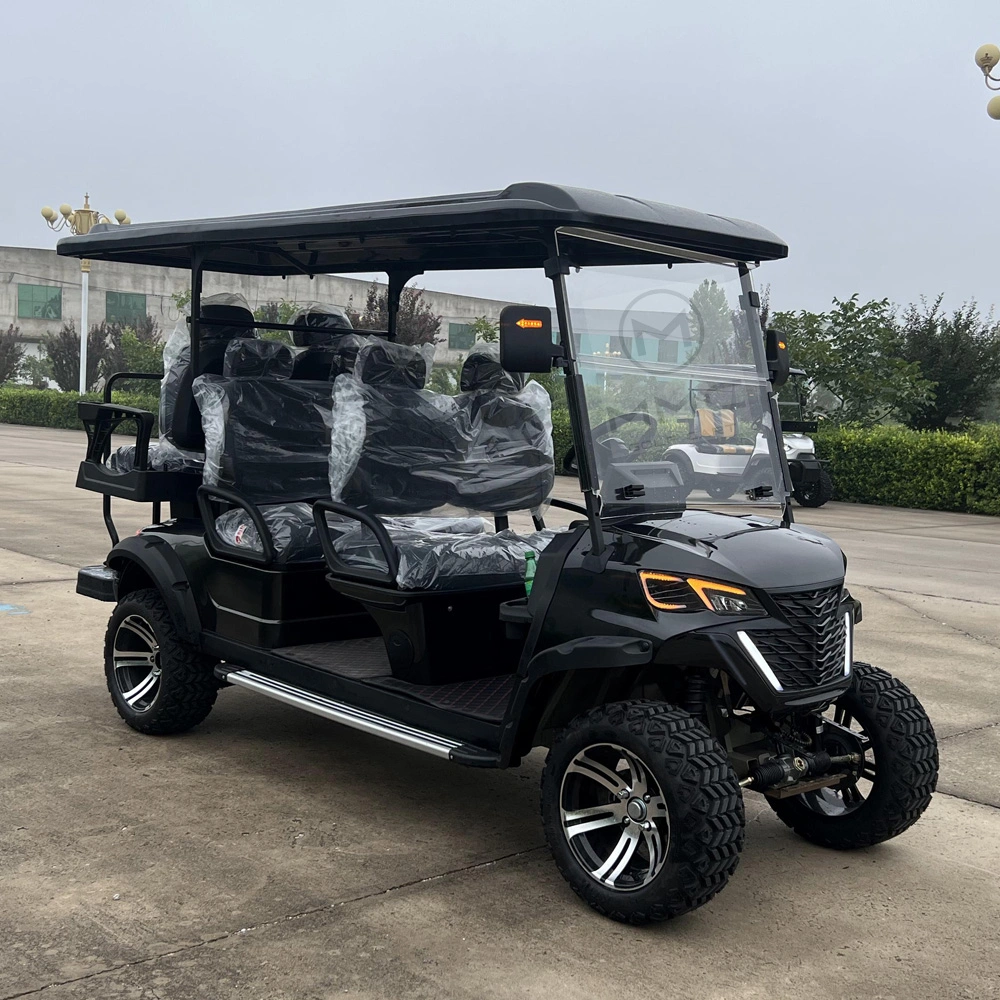 72V Lithium 4 Wheel Buggy M2+2 4 Seater Electric UTV Golf Cart