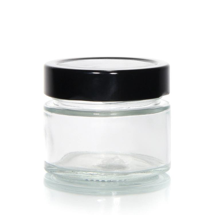 100ml 150ml 200ml Small Round Glass Jam Jars Glass with Lid Storage Pickles Jar for Food