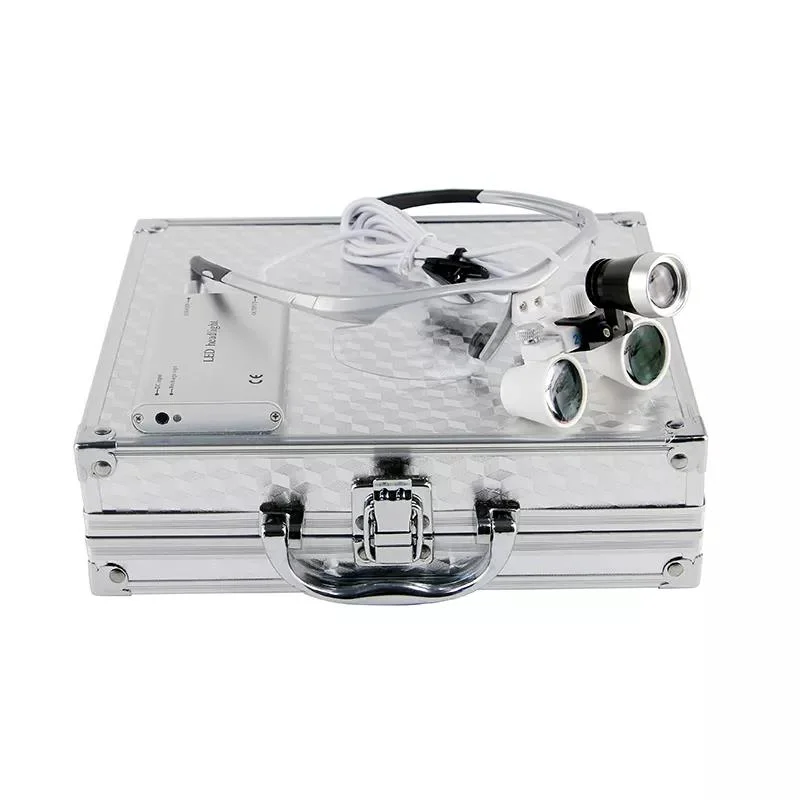 Dental Headlight 2.5X 3.5X Dental Loupes with LED Light Portable Surgical Light