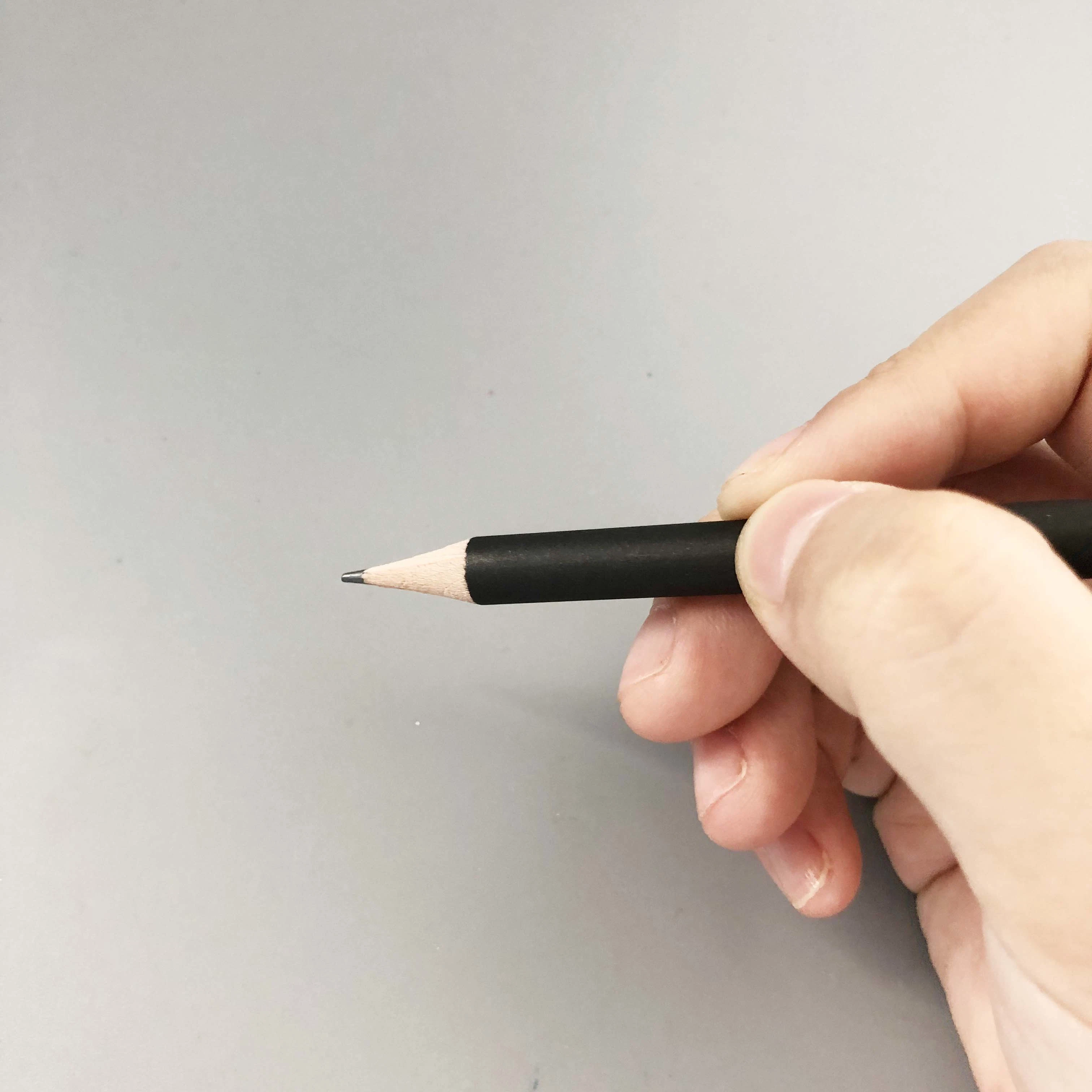 19cm Black Wood Pencil with Touchscreen Head