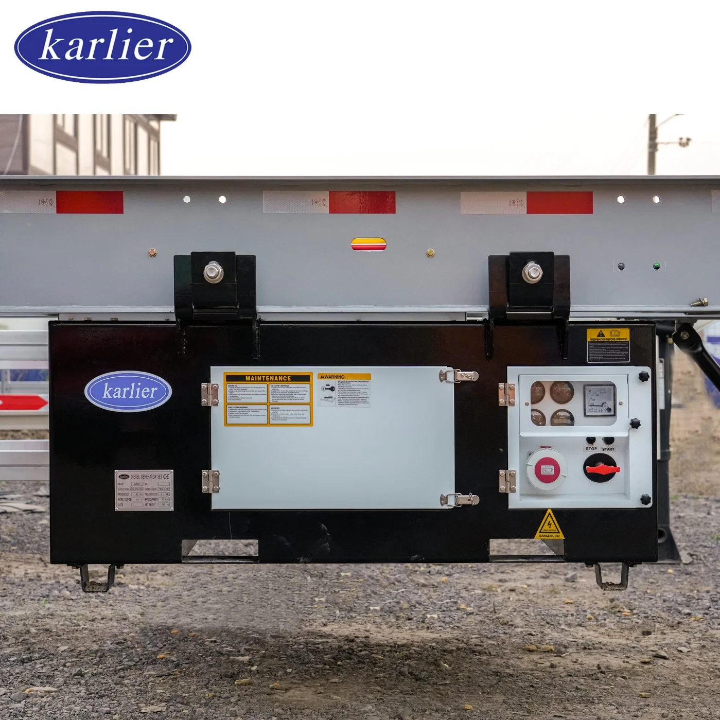 Karlier 15kw Ug15 Powerful Reefer Generator for Carrier Thermo King Refrigerated Container Genset