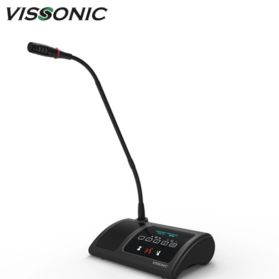 Vissonic Full Digital Wired Discusión Presidente/Unidad de delegado Mesa de votación micrófono