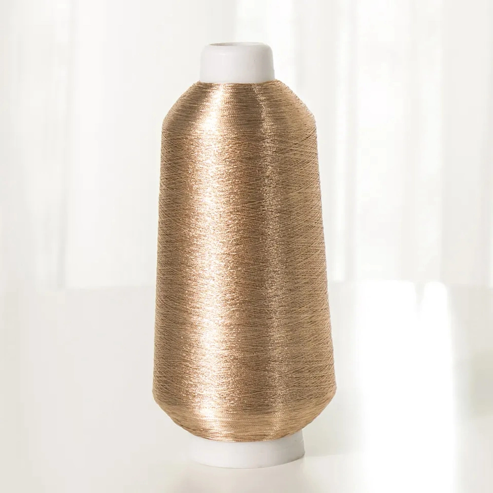 High quality/High cost performance  Pure Silver Pure Gold Rich Color Ms St-Type Polyester Embroidery Machine Threads Metallic Yarn