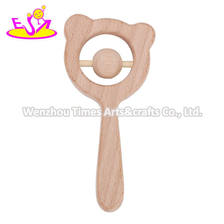 2020 High quality/High cost performance  Natural Wooden Rattles for Newborns W08K283