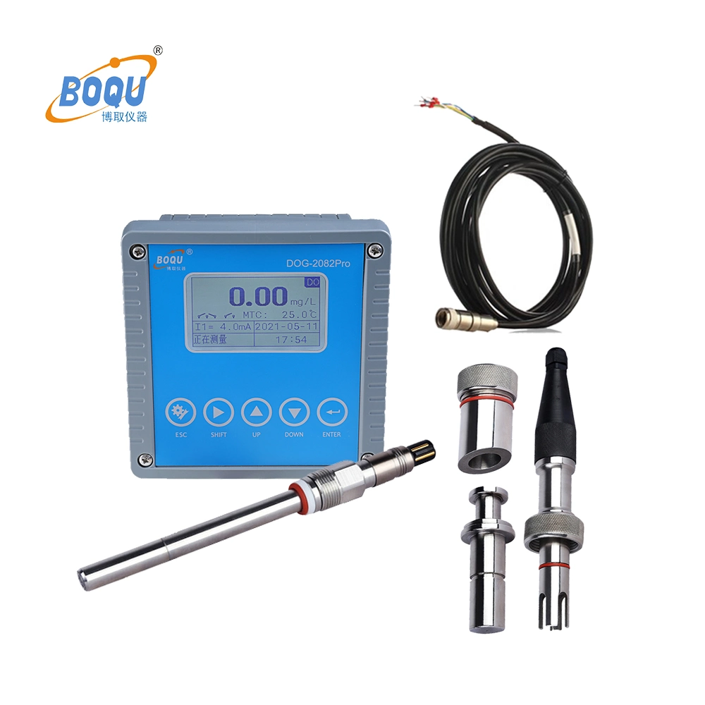 Boqu Dog-2082PRO with Hygienic Do Electrode for Fermentation Application Online Dissolved Oxygen Meter