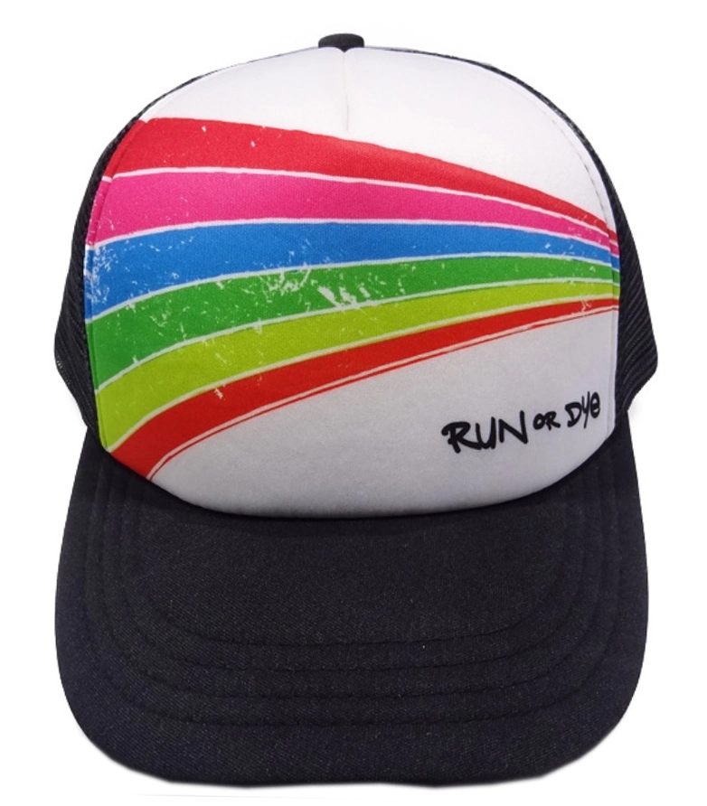 Custom Logo Design Print Schaum Siebdruck Bunte Passen Sie Mesh Trucker Promotion Cap