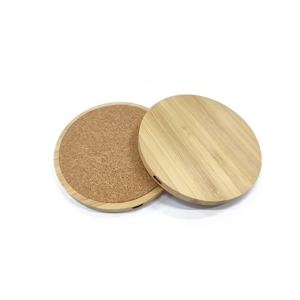 Bamboo Wooden with FSC Certified Eco Fast Qi Wireless Charger