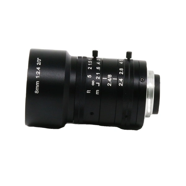 2/3" 10MP 8mm F2.4 C-Mount Industrial Camera Machine Vision Lens