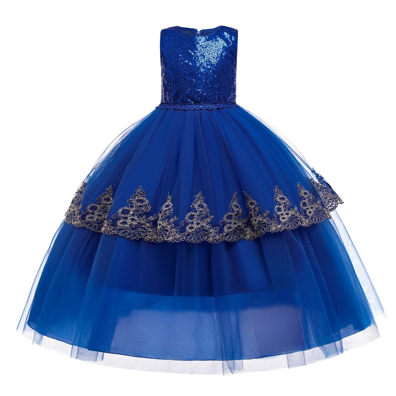 Children Apparel Baby Wear Girls Dress Party Garment Wedding Dress Ball Gown Princess Frock Sweet Lace Dress
