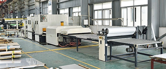 Stainless Steel Metal Plate Surface Polishing with The Water and Grinding Materials