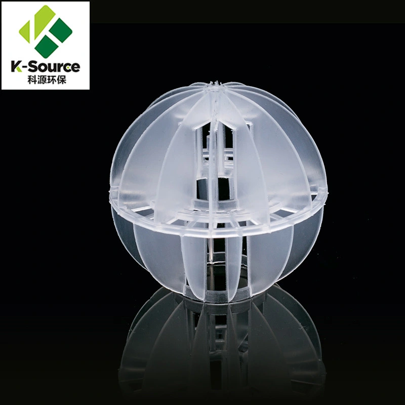 Traitement de l'eau emballage aléatoire plastique Polyédrique Hollow ball