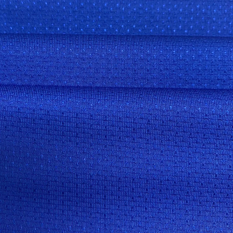 160GSM 100% Polyester Mesh Fabric Polyester Breathable Moisture Absorption Sweat Removal Yoga Clothing Fabric Stretch Sportswear Lining Garment Original Factory