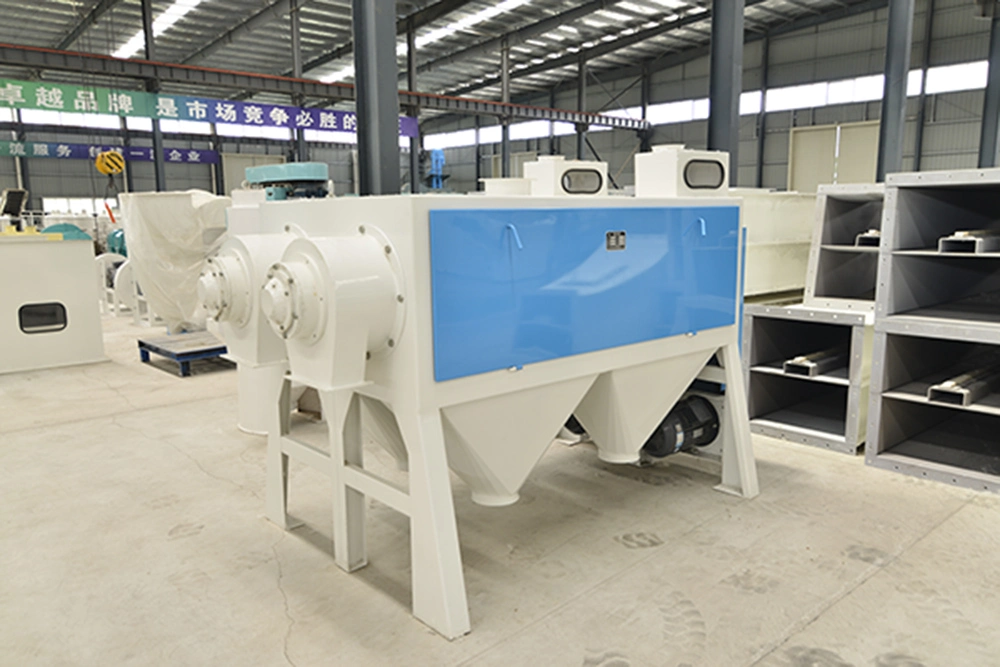 Small Grain Roller Mill, High Efficiency Horizontal Wheat Scourer for Sale