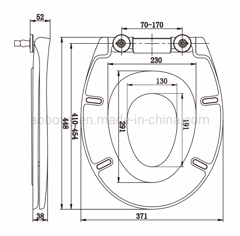 Family Toilet Seat Cover Duroplast Material Baby Seat Avaliable