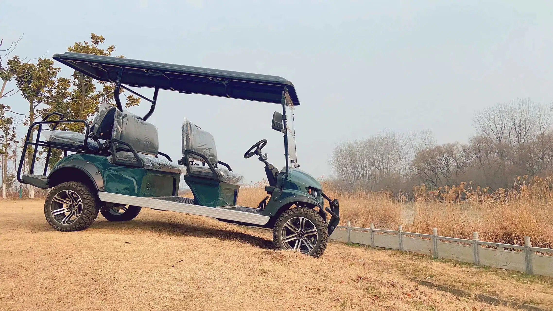 4+2 coche de golf eléctrico Nuevo y elegante carrito de golf para la caza Con un alto rendimiento