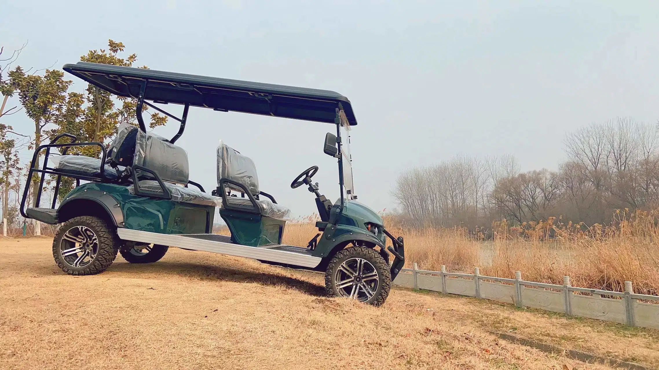 4+2 Electric Golf Car Neuer stilvoller Golfwagen für die Jagd Mit hoher Kostenleistung