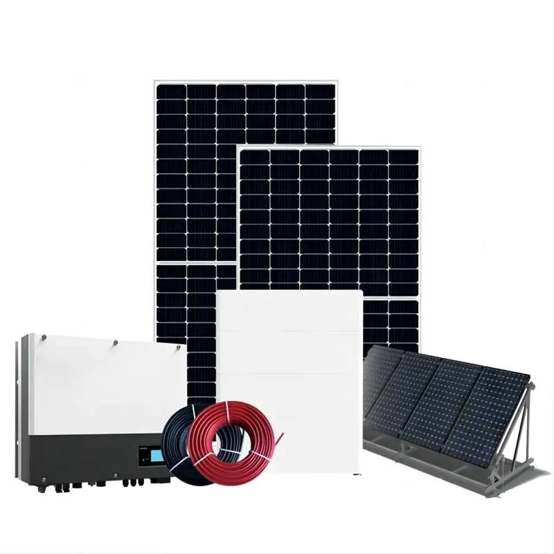 نظام الطاقة الشمسية الكهروضوئية ذو الجودة العالية بقدرة 10 كيلو واط/20 كيلو واط/30 كيلو واط للوحات الشمسية المنزلية