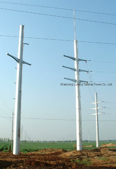 10kv Steel Pole, Monopole, Transmission Pole