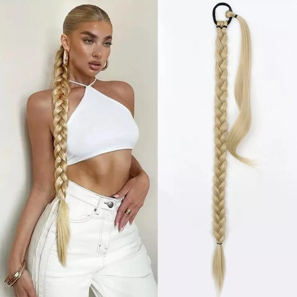 Long Straight Wrap Around Ponytail Hair Extensions