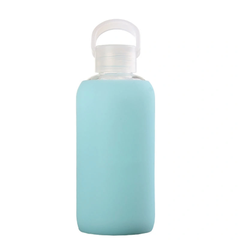 Eco-Friendly Silicone Glass Water Bottle /Silicone Rubber Bottle Sleeve (CC-106)