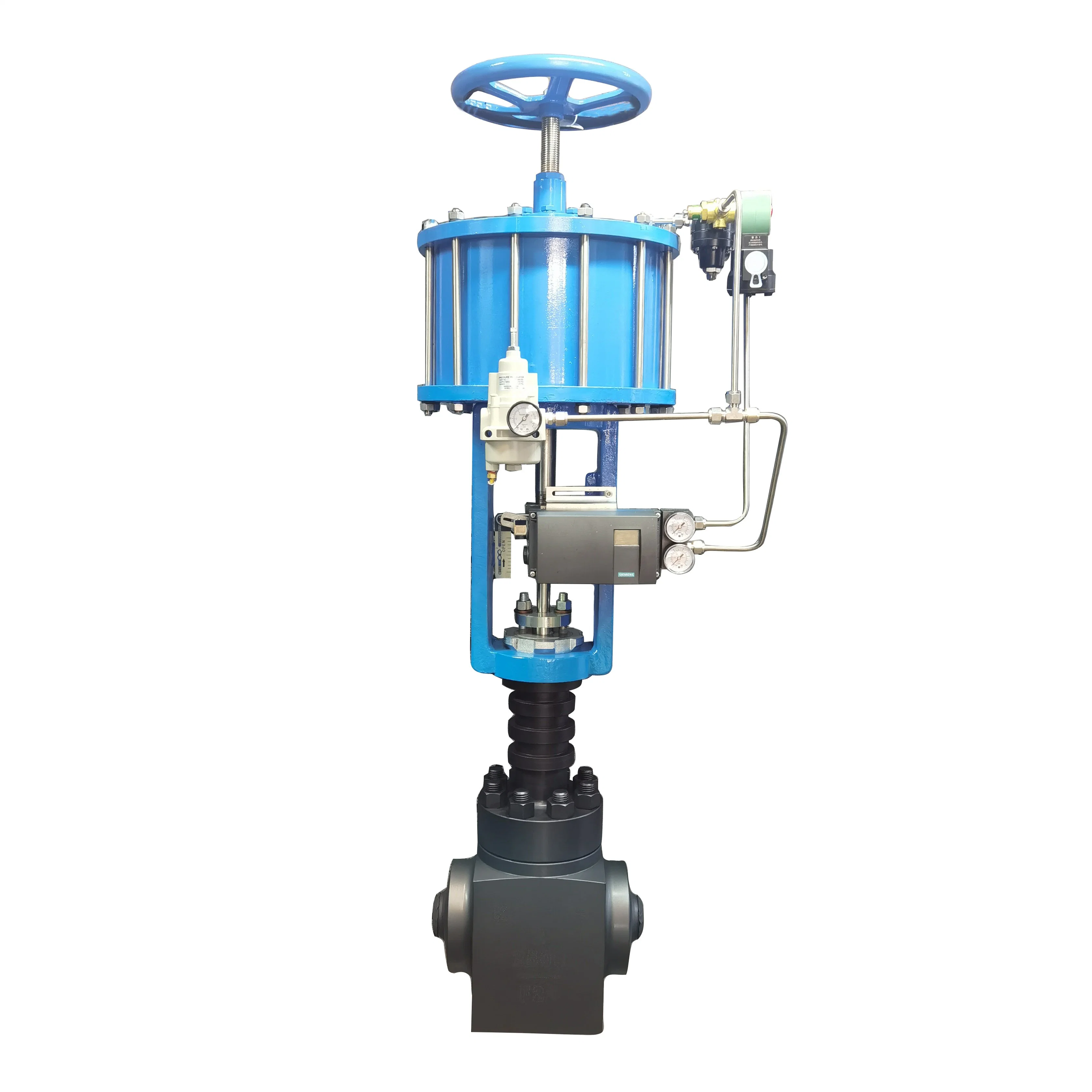 4 Inch Combined Heat and Power Applications Sleeve Double Acting CF3m Manual Drain Valve