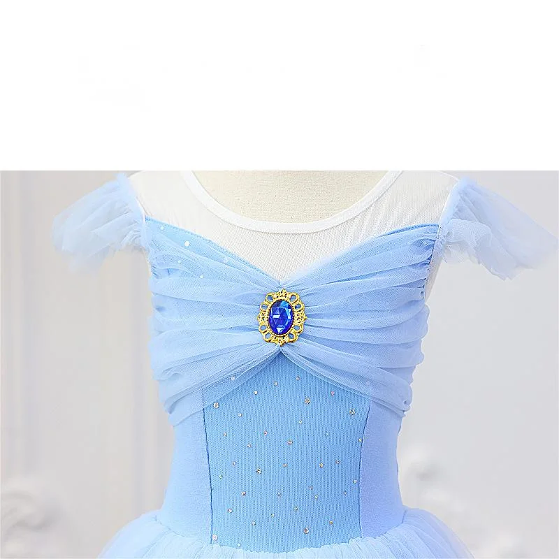 Children Summer Princess Dress Performance Ballet Dance Wear