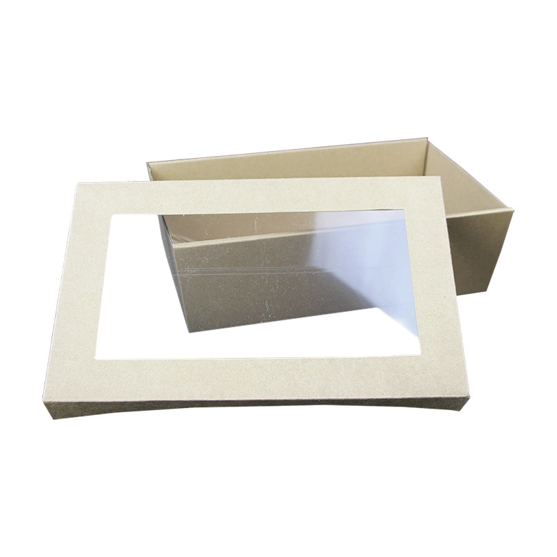 Disposable Compostable Food Packaging Corrugated Cardboard Paper for Egg Tart Tray and Desserts Tray