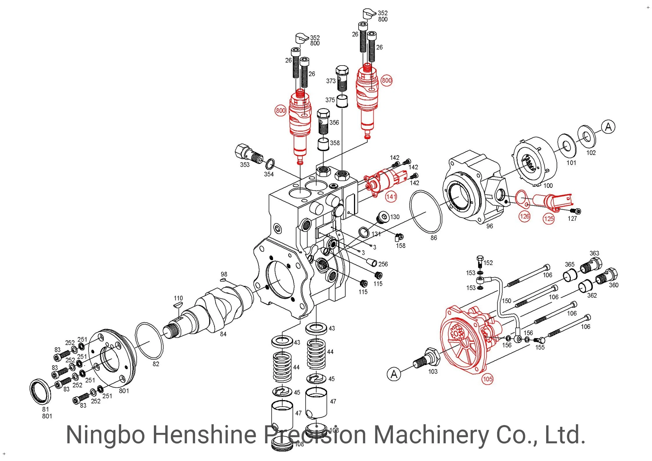 0928400617 Factory Wholesale/Supplier Volvo Usage for Fuel Injection Pump of Bosch Commonrail 0445020068 Inlet Metering Valve