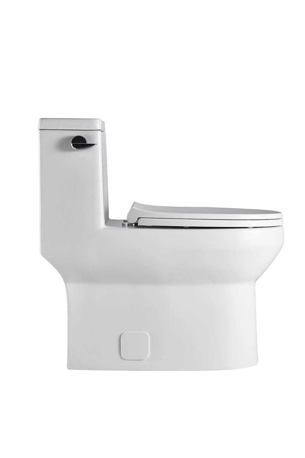 Blanc brillant aspect élégant de côté Well-Made Flush American Standard P piège toilettes