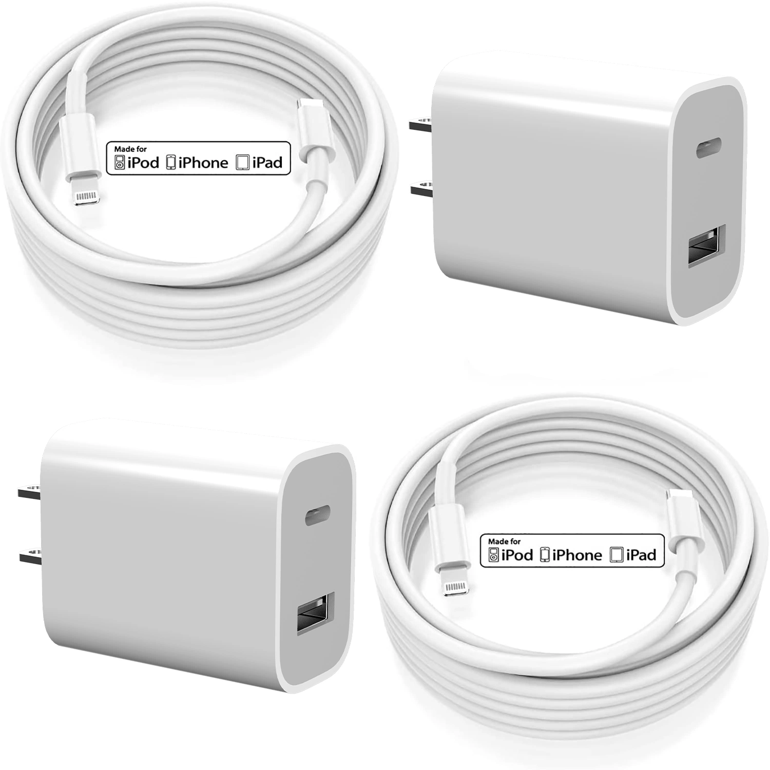 Adaptador de carregamento rápido US/UK/eu de 40 W para iPhone Samsung Huawei Xiaomi Adaptador de telemóvel USB a tipo C, 40 W, portátil, móvel Adaptador de parede de 40 W.