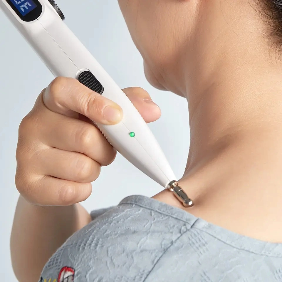 Handheld Elektrische Akupressurgerät Akupunkturpunkt Finden Detektor Meridian Energie Stimulator Massage Pen