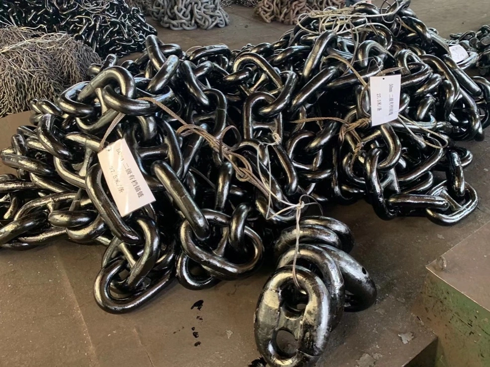 Ship Building Marine Mooring Stud Link Anchor Chain