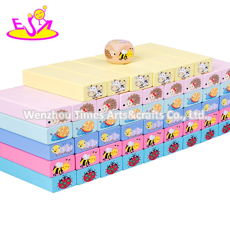 2020 Customize Mini Wooden Nesting and Stacking Blocks for Kids W13D240