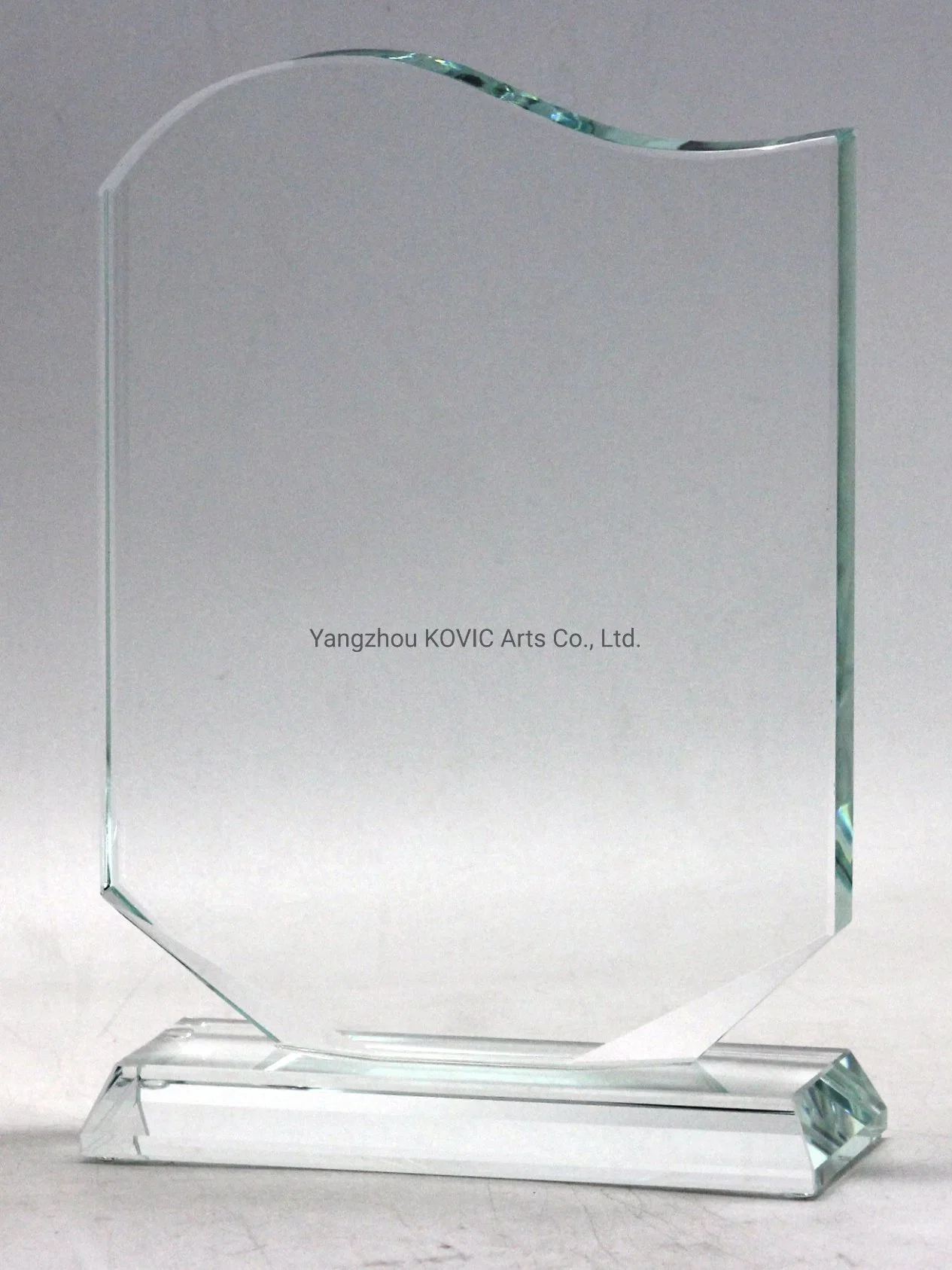 Trophée en verre clair Verre en cristal Trophy Award