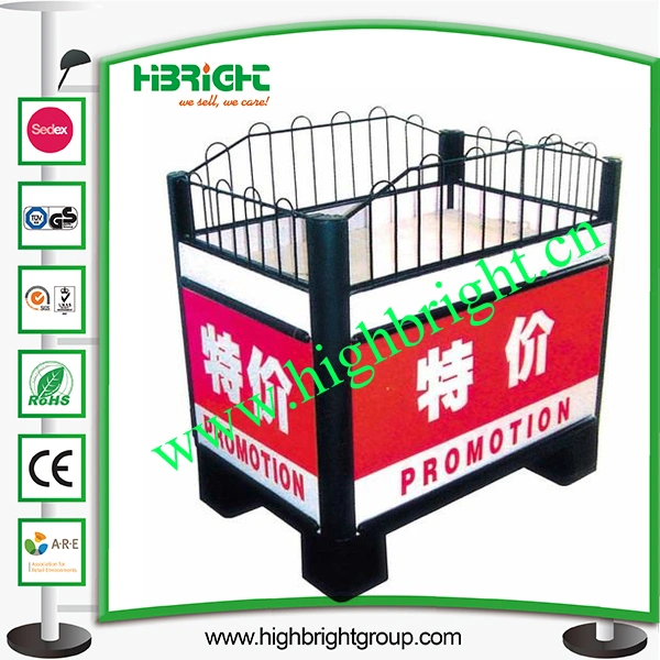 Supermarket Square Promotion Table Promotion Display Stand