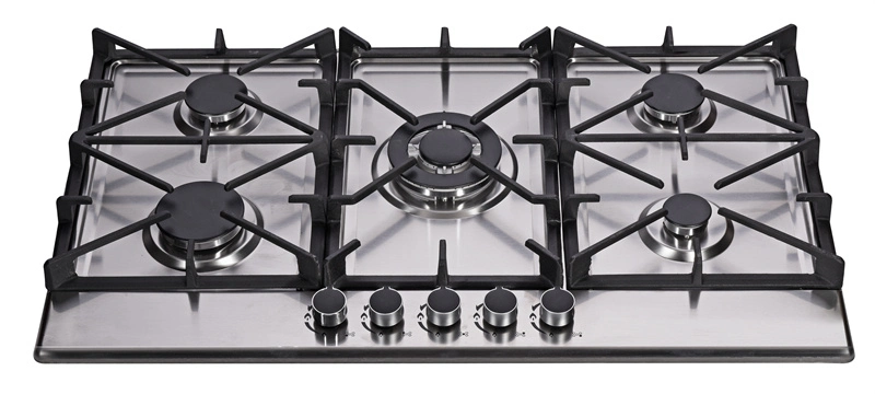 Five Burner Built-in Gas Hob Kitchen Appliance