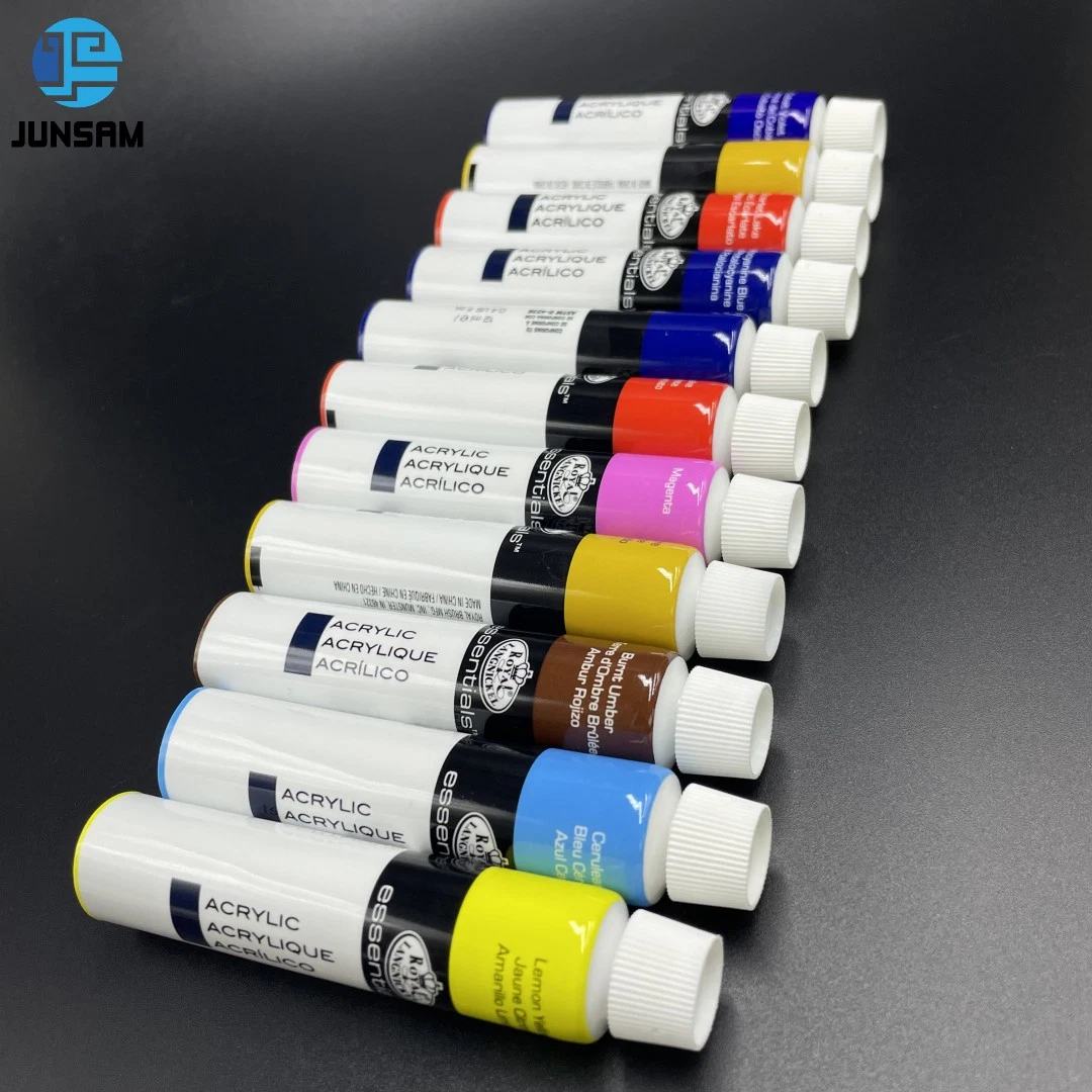 Custom Printed Aluminum Barrier Laminated Tubes for Pigment Pastel Paint