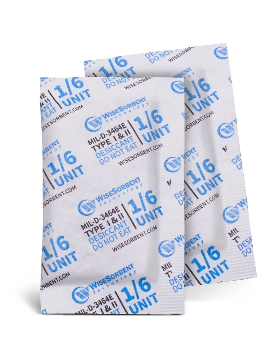 1/6U silica gel desiccant with MIL standard reusable raw material