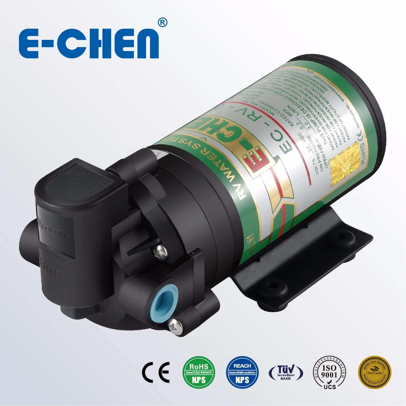 Dispensing Water Pump Open Flow 3 L/M Built-in Pressure Switch 0.45MPa (65psi) off RV03