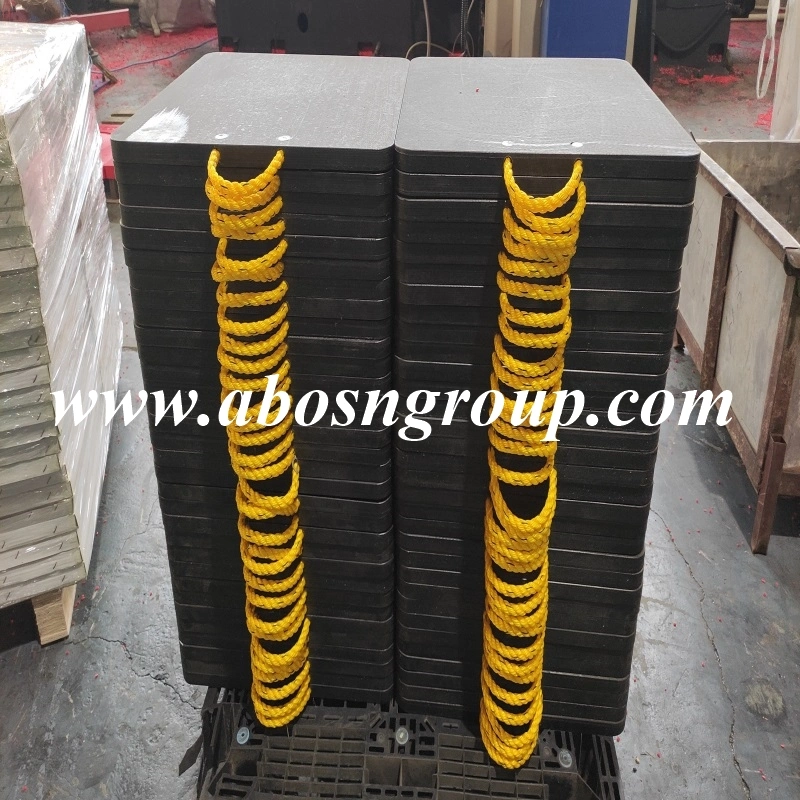 Logo Customized Crane Jack Support Plastic Pad with Handle