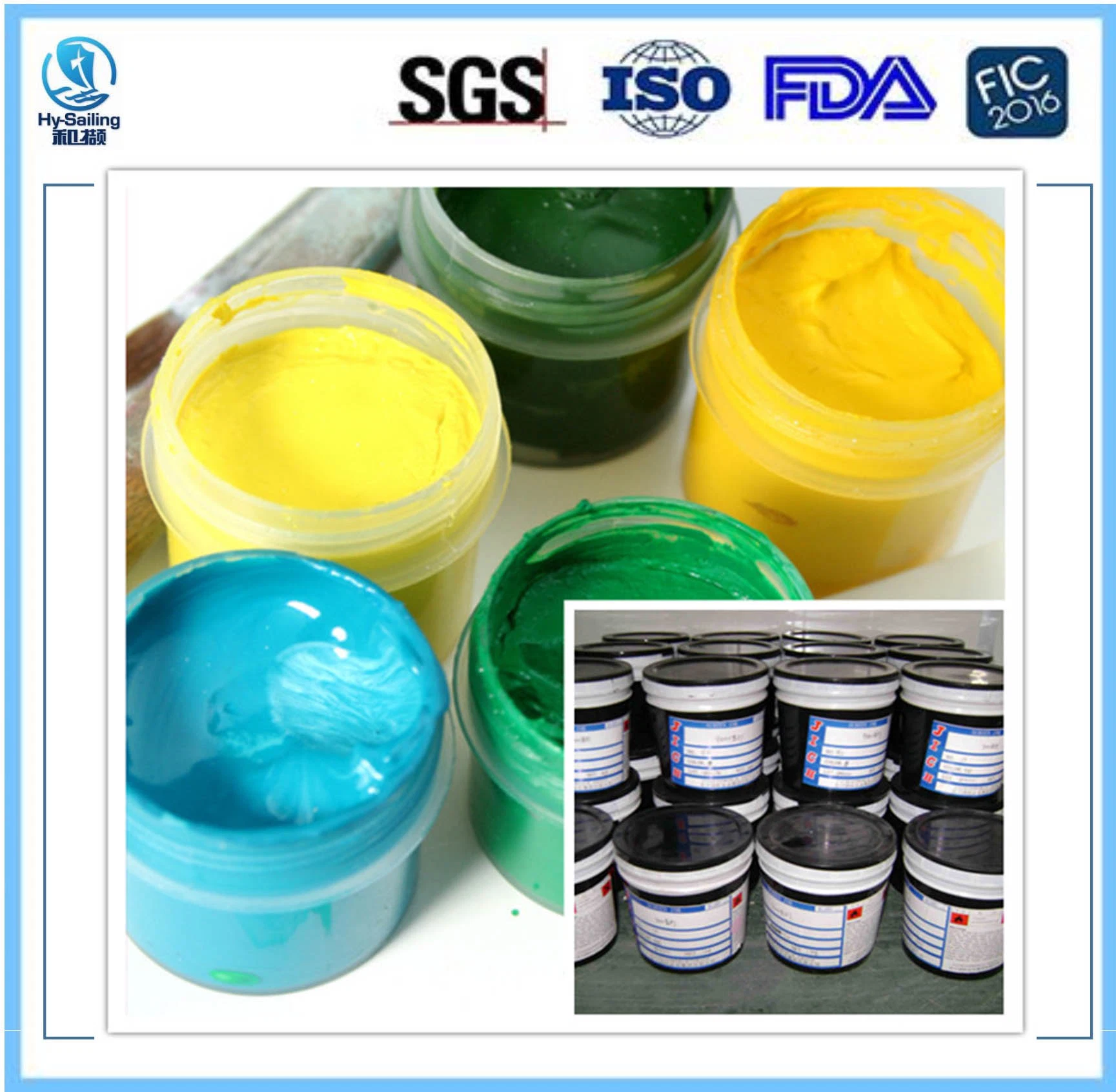 Tinta Industrial usa Nano CaCO3 El carbonato de calcio Hx-SpS200