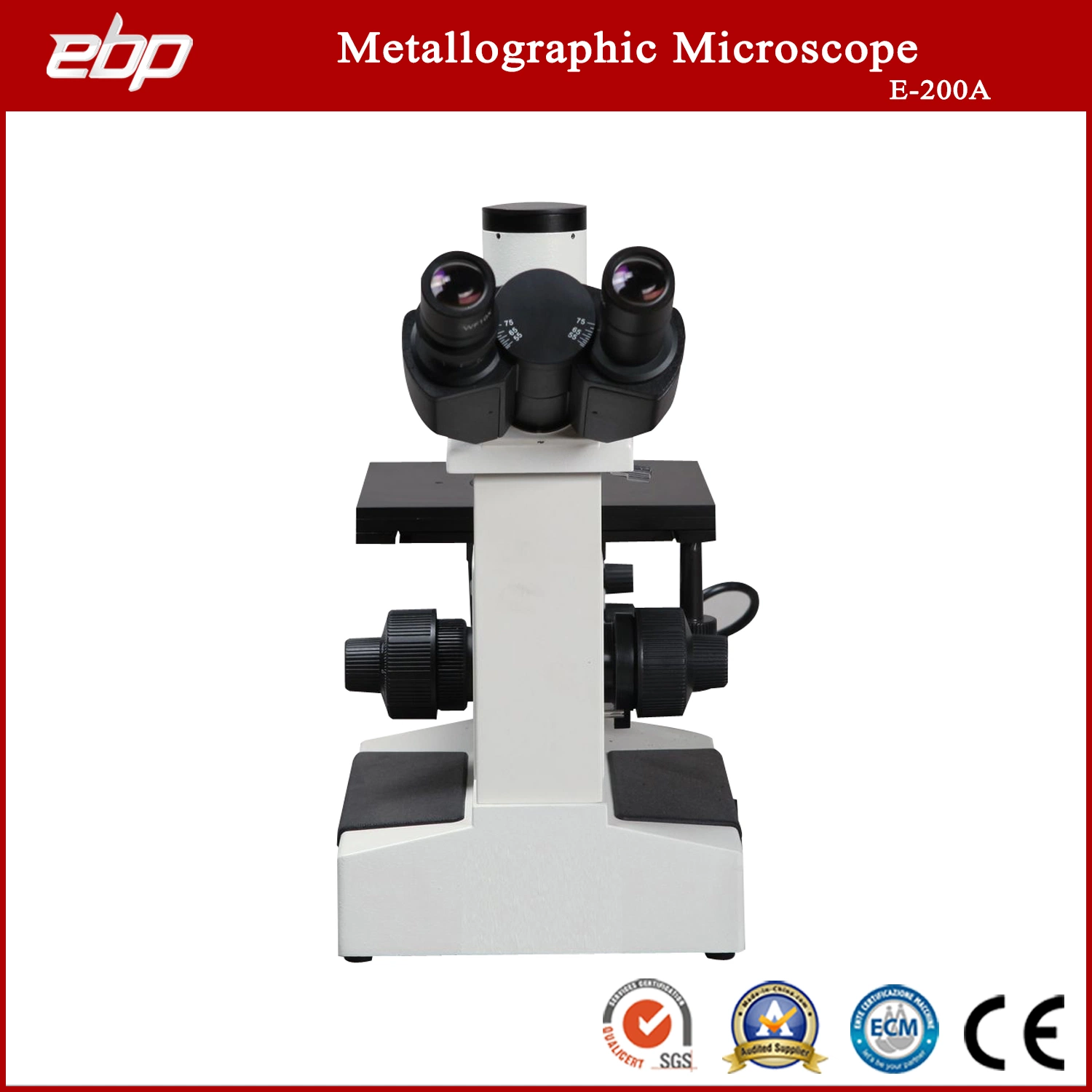 Trinocular Inverted Metallurgical Student Microscope