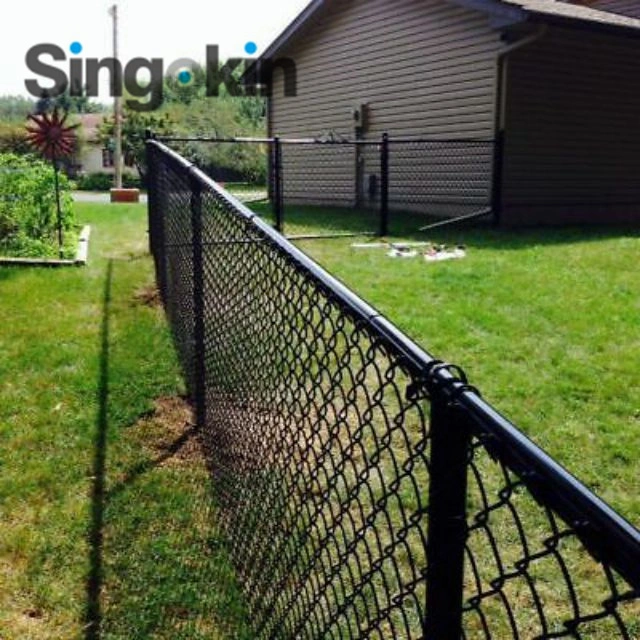 Black PVC Coated Plastic Wire Mesh Sing Hanging Clips for Chain Link Fence