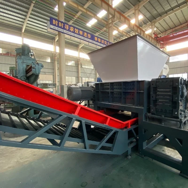 Huihe Rdf Waste Double Shaft Shredder Machine